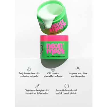 SALE！ GLOW PACK9500円　最安値！ Greenlabel Neon Mask Işıltı Veren Korean Style Yaşlanma Fiyatı