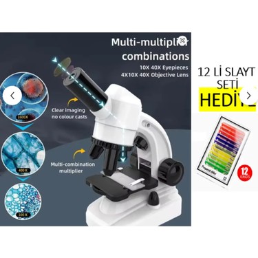 Elvinsa Profesyonel Uzay Gezegen TELESKOPU+1600X LED Işıklı Fiyatı