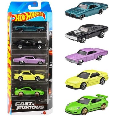 Hot Wheels Fast And Furious 5'li Araba Seti JDR19 Fiyatı
