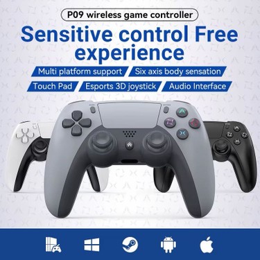 P09 Ps4 Android Ios Pc Uyumlu Gamepad Joystıck + Şarj Kablo Fiyatı