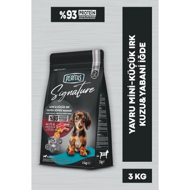 Signature Kuzulu Yavru Köpek Küçük Irk - 3 kg Fiyatı