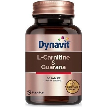 Dynavit L-Carnitine & Guarana 30 Tablet