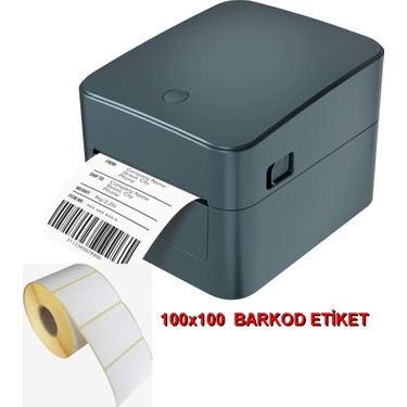 Xprinter XP-480B USB Barkod Yazıcı + 1 Adet 100X100 (500 Fiyatı