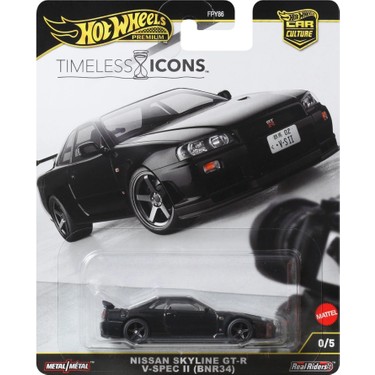 HW タイムレスアイコンズ チェイス 日産 スカイライン GT-RV-SPECⅡ Hot Wheels Premium Car Culture Timeless Icons Nissan Skyline Fiyatı