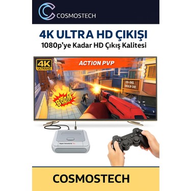 Cosmostech Retro Game Console 64GB – Super Console x Pro, Fiyatı