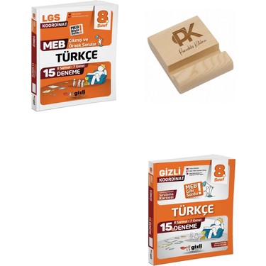 Gizli Yayınları Gizli Lgs 8. Sınıf Koordinat Türkçe Çıkmış Kitabı