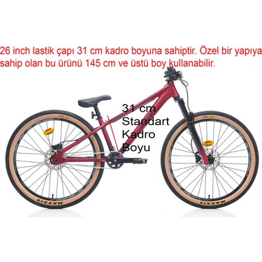 Carraro Bandit Akrobasi Bisikleti 26 Jant Vitesiz Koyu Fiyatı