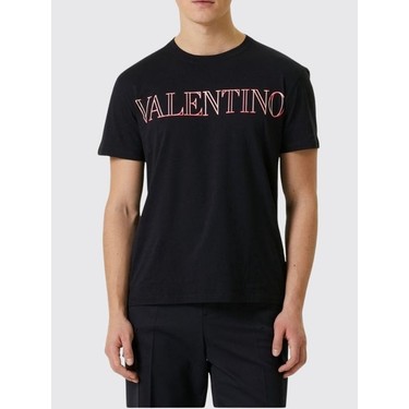 Valentino Cotton T-Shirt With Logo Fiyatı - Taksit Seçenekleri