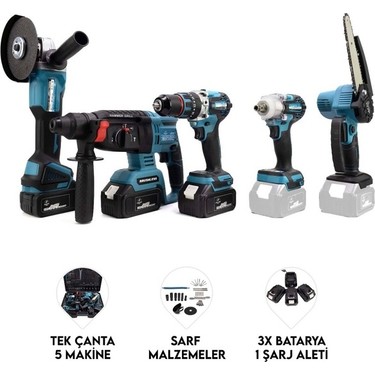 Nalbur Bakkal Chelikbei Beşli Set DWE-CD24 (Budama Testeresi Fiyatı