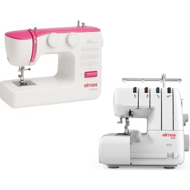 Elmas TR360 (Pembe) Dikiş Makinesi ve 328 Ev Tipi 4 Iplik Fiyatı