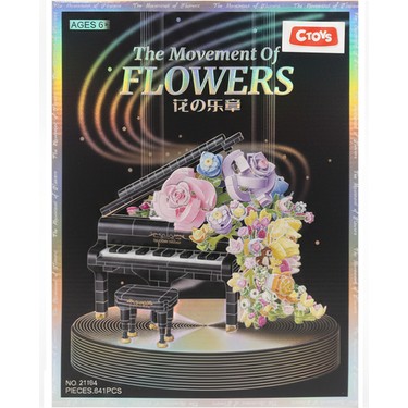 Ctoys The Movement Of Flowers Çiçekli Piyano Bloklar 21194 Fiyatı