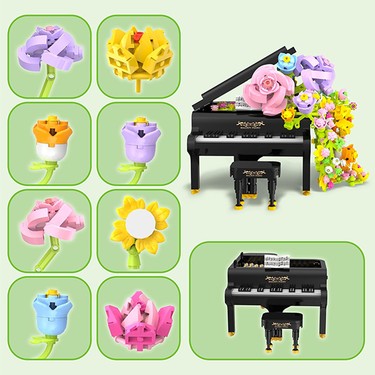 Ctoys The Movement Of Flowers Çiçekli Piyano Bloklar 21194 Fiyatı
