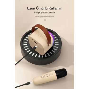 Kensa Kablosuz Mikrofonlu Karaoke Makinesi Taşınabilir Fiyatı