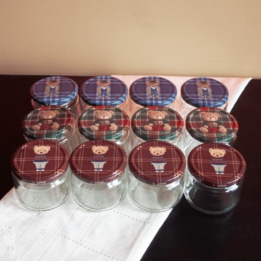 Sarkap Home Teddy Bear 12'li Kapaklı Kavanoz Seti 300 ml Şık Fiyatı