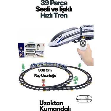 Vardem Uzaktan Kumandalı 39 Parça Işıklı 308 cm Tren Set Fiyatı