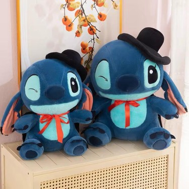 Nivora Pelerinli Şapkalı Stitch Premium Peluş 3- Boy Fiyatı