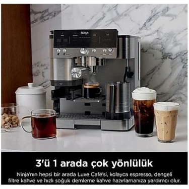Ninja Luxe Cafe Premier Yarı Otomatik Espresso Makinesi+ Fiyatı