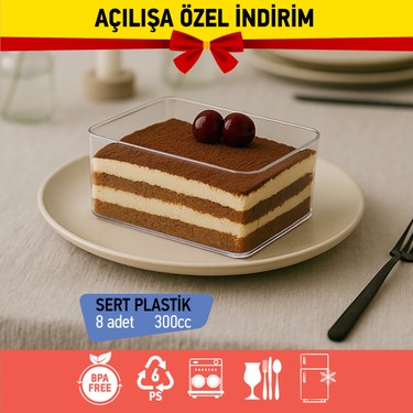 Bizden Gelsin BizdenGelsin 8'li Tiramisu Kabı Kase 300CC Fiyatı