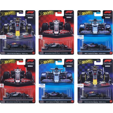 Hot Wheels F1 Formula 1 2024 6台セット Hot Wheels Premium - Formula 1 2024 6 Lı Set - HRV11-979F Fiyatı
