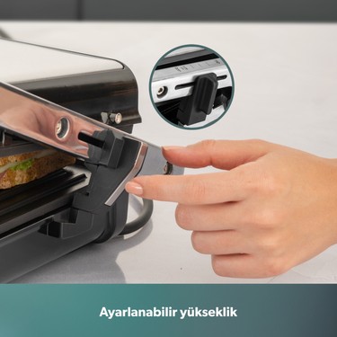 Homend Grilliant 1340H Inox Gövde Döküm Plaka Tost ve Izgara Fiyatı