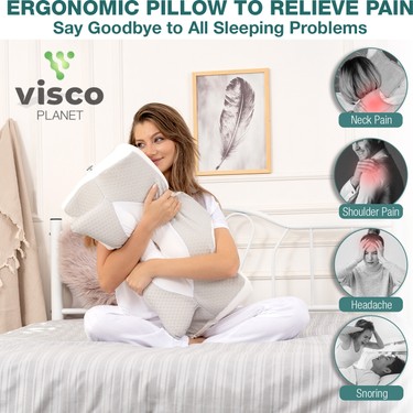 Visco Planet Ortopedik Yastık Visco Yastık Boyun Düzleşmesi Fiyatı