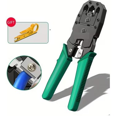 Derwell Network Sıkma Pensesi 4507P Jack RJ45 RJ11 Rj9 Üçlü Fiyatı