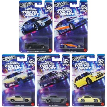 Hot Wheels Fast & Furious Tokyo Drift Silver Series 5'li Fiyatı