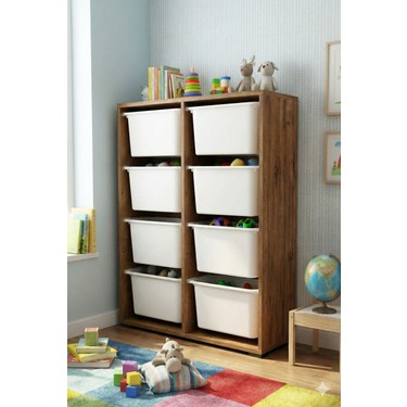 Decosense 8 Çekmeceli Çok Amaçlı Oyuncak Dolabı ve Saklama Fiyatı