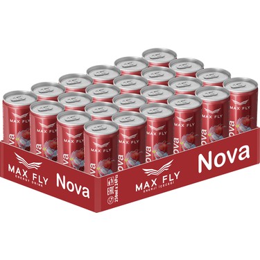 MAX FLY　24.0 Max Fly Nova Enerji Içeceği 250 ml 24 Adet Fiyatı