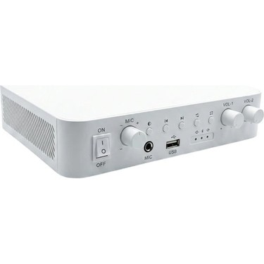 Hikvision DS-QAE0A60G1-VB 60W 2 Bölgeli Analog Amfi Fiyatı