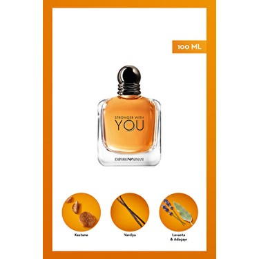 Emporio Armani Stronger With You EDT 100 ml Erkek Parfüm Fiyatı