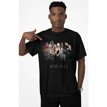 Fuddy Moda Unisex Swag Friends Baskılı Tişört, Oversize Fiyatı