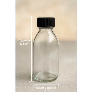 Rotanev 5 Adet 150 ml Kilitli Siyah Kapaklı Şeffaf Detox Fiyatı