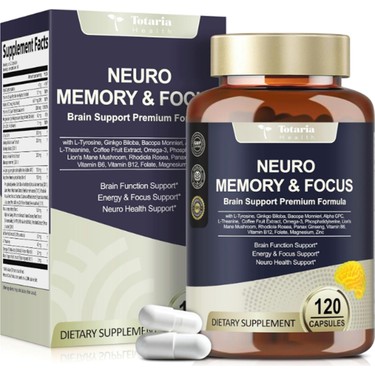 Totaria Healt Neuro Memory Focus 120 Capsul Brain Health Fiyatı