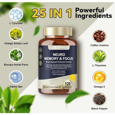 Totaria Healt Neuro Memory Focus 120 Capsul Brain Health Fiyatı