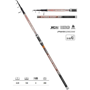 Trabucco Oceanic Storm Surf 420CM 200GR Teleskopik Surf Fiyatı
