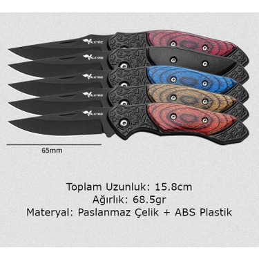 Valkyrie Mini Taktik Katlanır Çelik Outdoor Bıçak – 15.8 cm Fiyatı