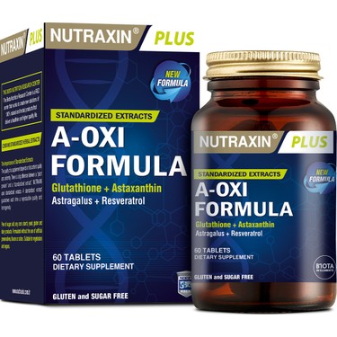nutraxin glutathione resveratrol Nutraxin A-Oxi Formula Glutathione Resveratrol 60 Tablet Fiyatı