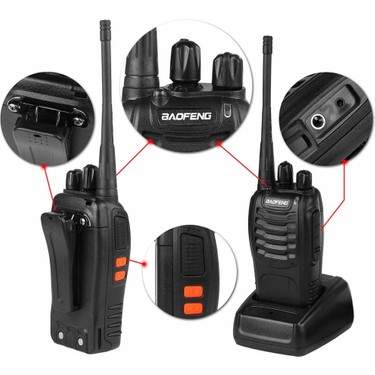 Baofeng BF-888S 5W Çift Bantlı, 16 Kanal, Flaş Işıklı, Acil Fiyatı
