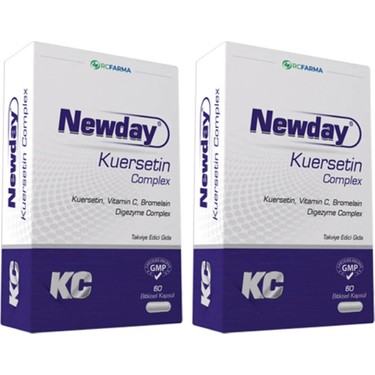 Newday Kuersetin Complex 60 Vejetaryen Kapsül X2 Adet Fiyatı
