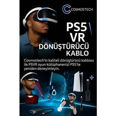 Cosmostech Ps5 Vr Adaptör – Ps4 Sanal Gerçeklik Gözlüğü Vr Fiyatı