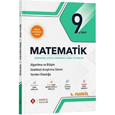 Sonuç Yayınları 9.sınıf Matematik Modüller Set 2026 Güncel Kitabı