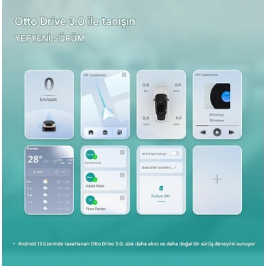 Ottocast Aibox P3 Pro Android 13,8+128GB SM6225 Chipset, Fiyatı
