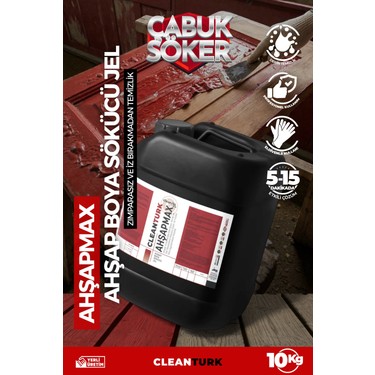 Cleanturk Ahşapmax Ahşap Boya Sökücü Jel – Ahşap Yüzeyler Fiyatı