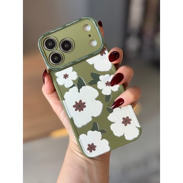Miraz Tasarım IPHONE 17 Pro Max Haki Çiçekli Kılıf Fiyatı