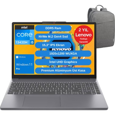Lenovo Ideapad Slim 3 15IRH10 Intel Core I5-13420H 8gb 512GB Fiyatı