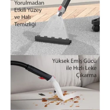 Kiwi 1600 Watt Buharlı KCC-4361 Koltuk ve Halı Yıkama Fiyatı