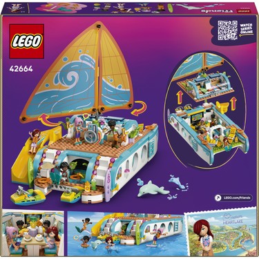 ケノンセット LEGO® Friends Gezi Teknesi Macerası 42664 - 8 Yaş ve Üzeri Fiyatı