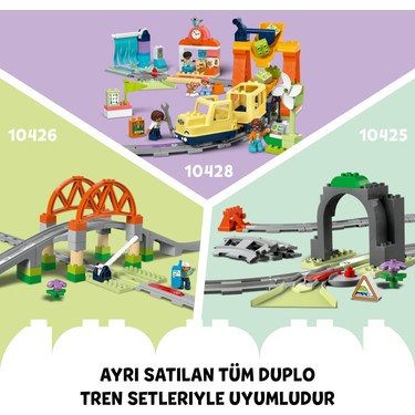 LEGO® DUPLO® Kasabası İnteraktif Macera Treni 10427 - Okul Fiyatı