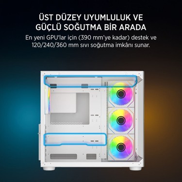 James Donkey Stark S800 4x Argb Whıte Kasa 750W Fiyatı